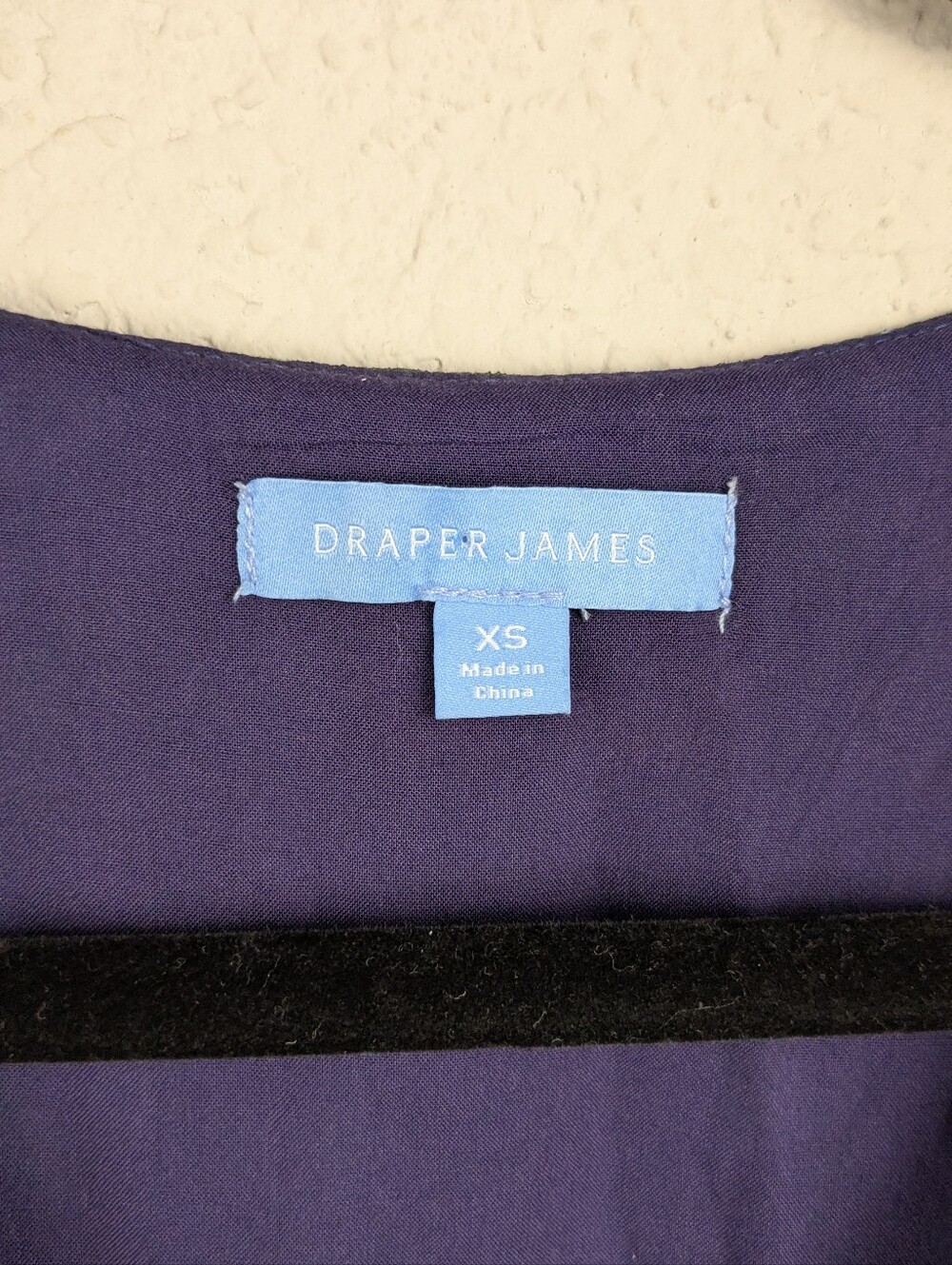 Draper James XS Midi Dress Navy Pink Floral Metallic Lined Like New Garden Chic - Picture 8 of 9